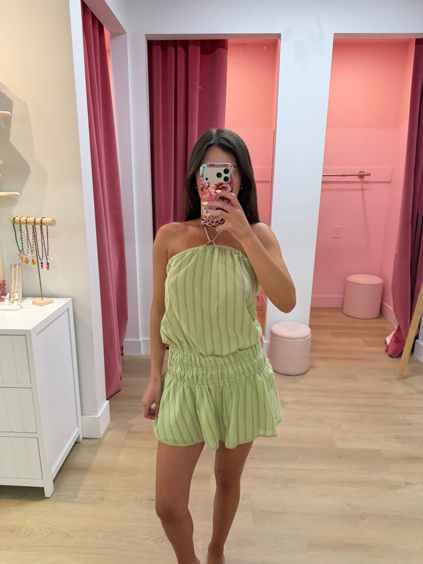 Mara Dress - Lime