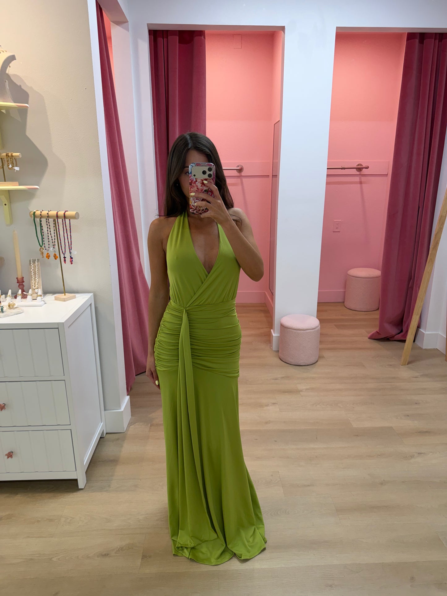 Nayara Dress - Lime