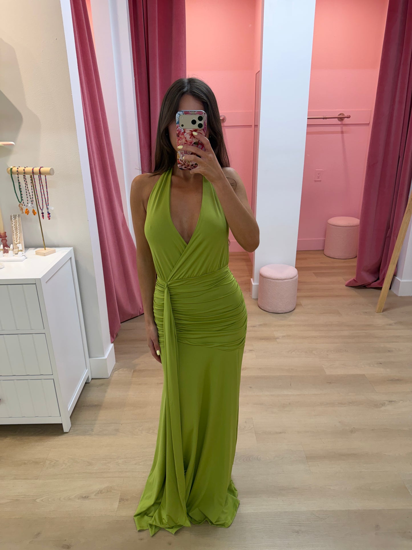 Nayara Dress - Lime