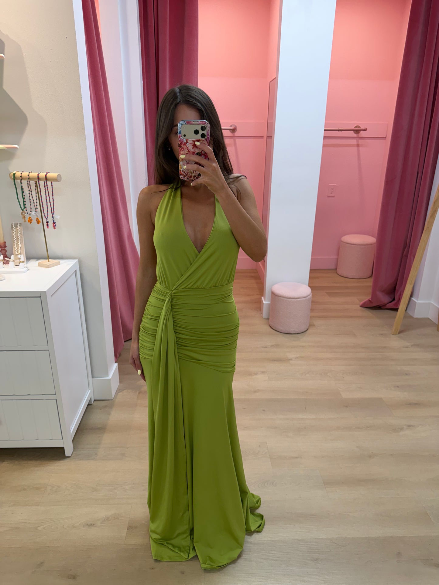 Nayara Dress - Lime