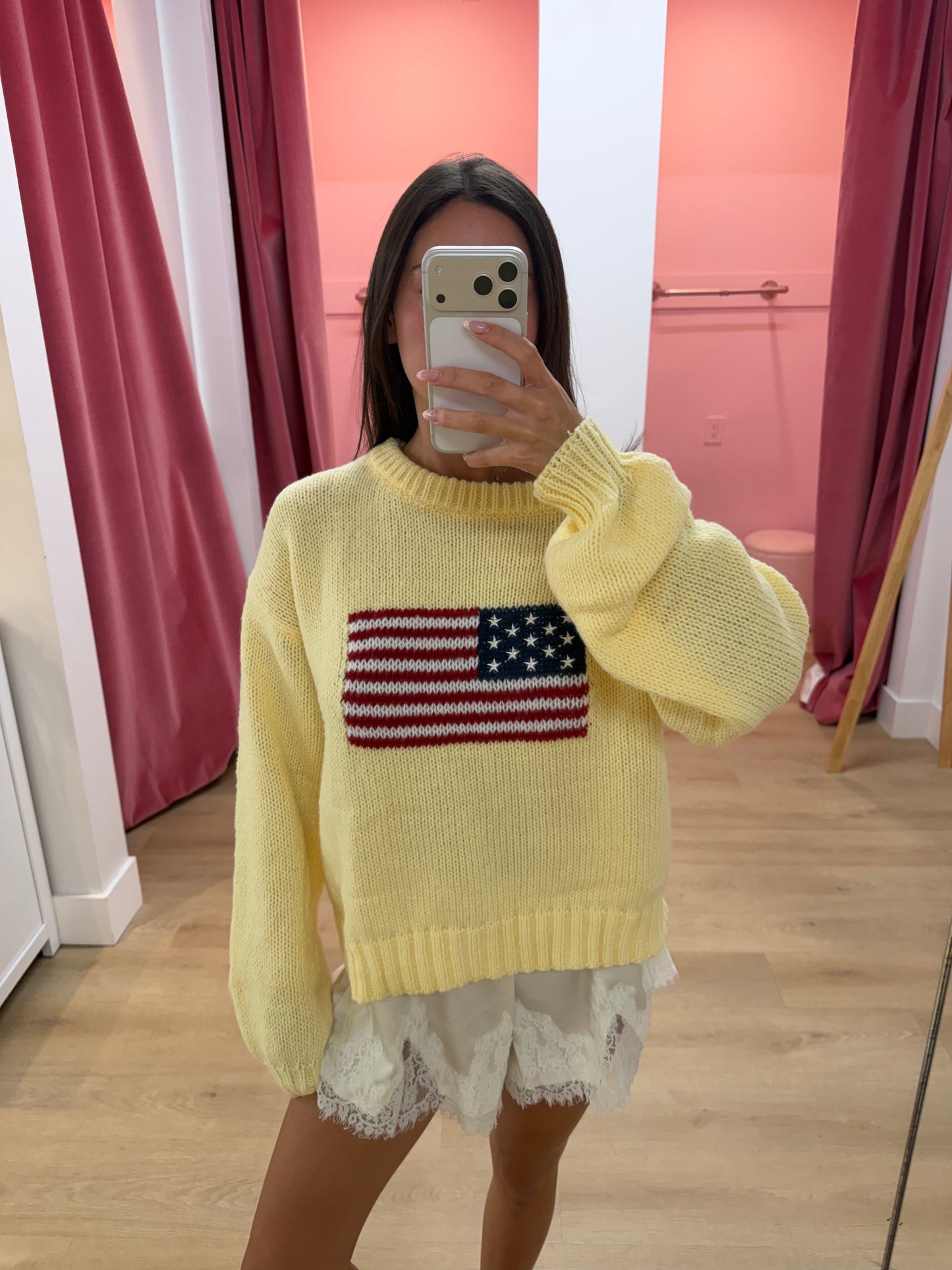 Harbor Knit USA Sweater - Butter Yellow