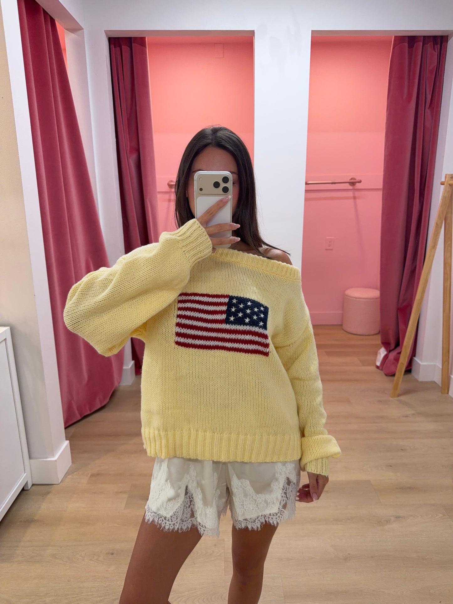 Harbor Knit USA Sweater - Butter Yellow