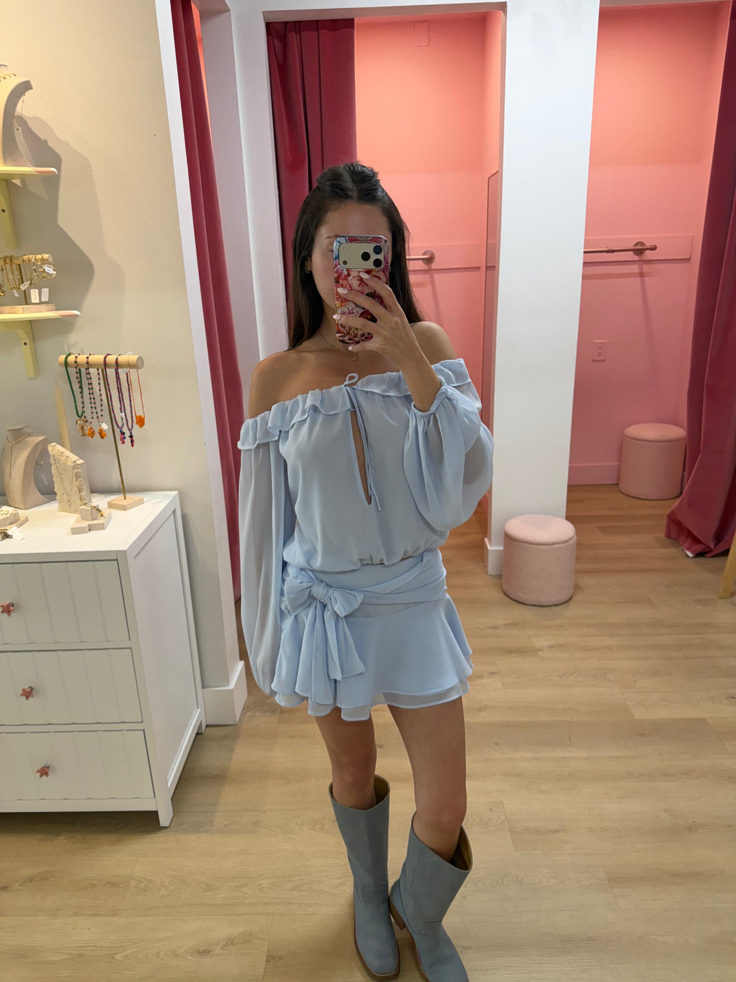 lucero top - blue