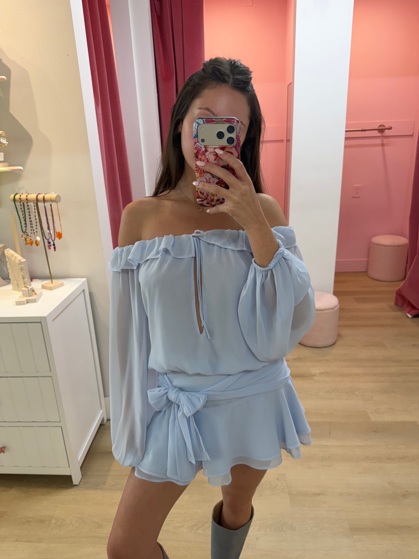 encina skirt - blue