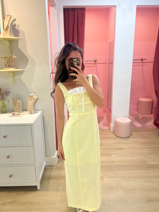 Kennedy Sleeveless Ruffle Maxi