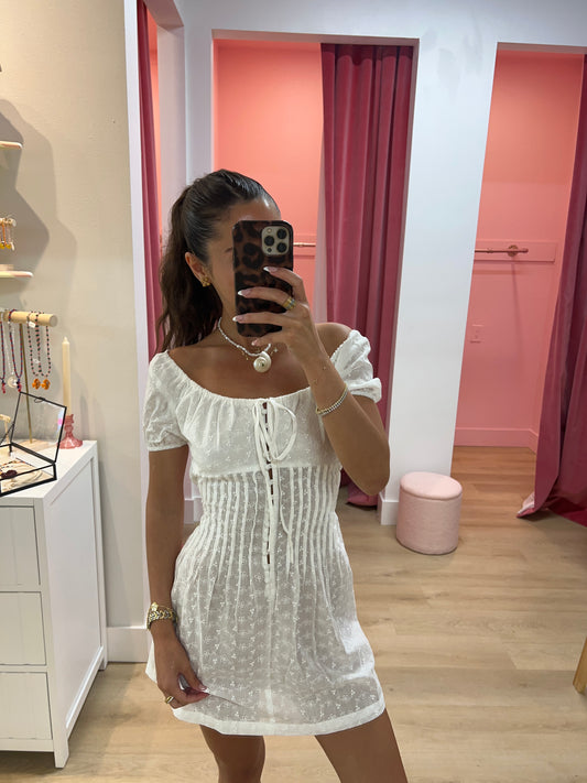 Brianne Off the Shoulder Mini Dress