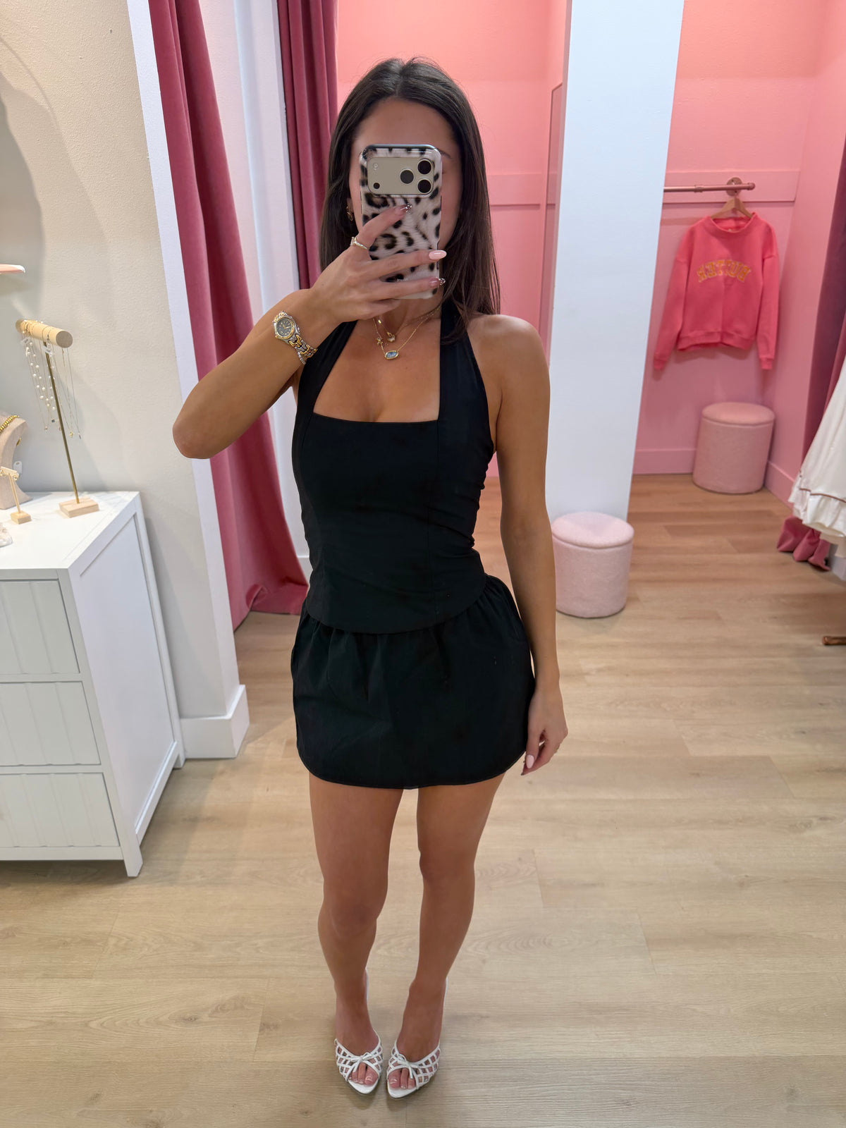 Braxton Mini Skirt - Black
