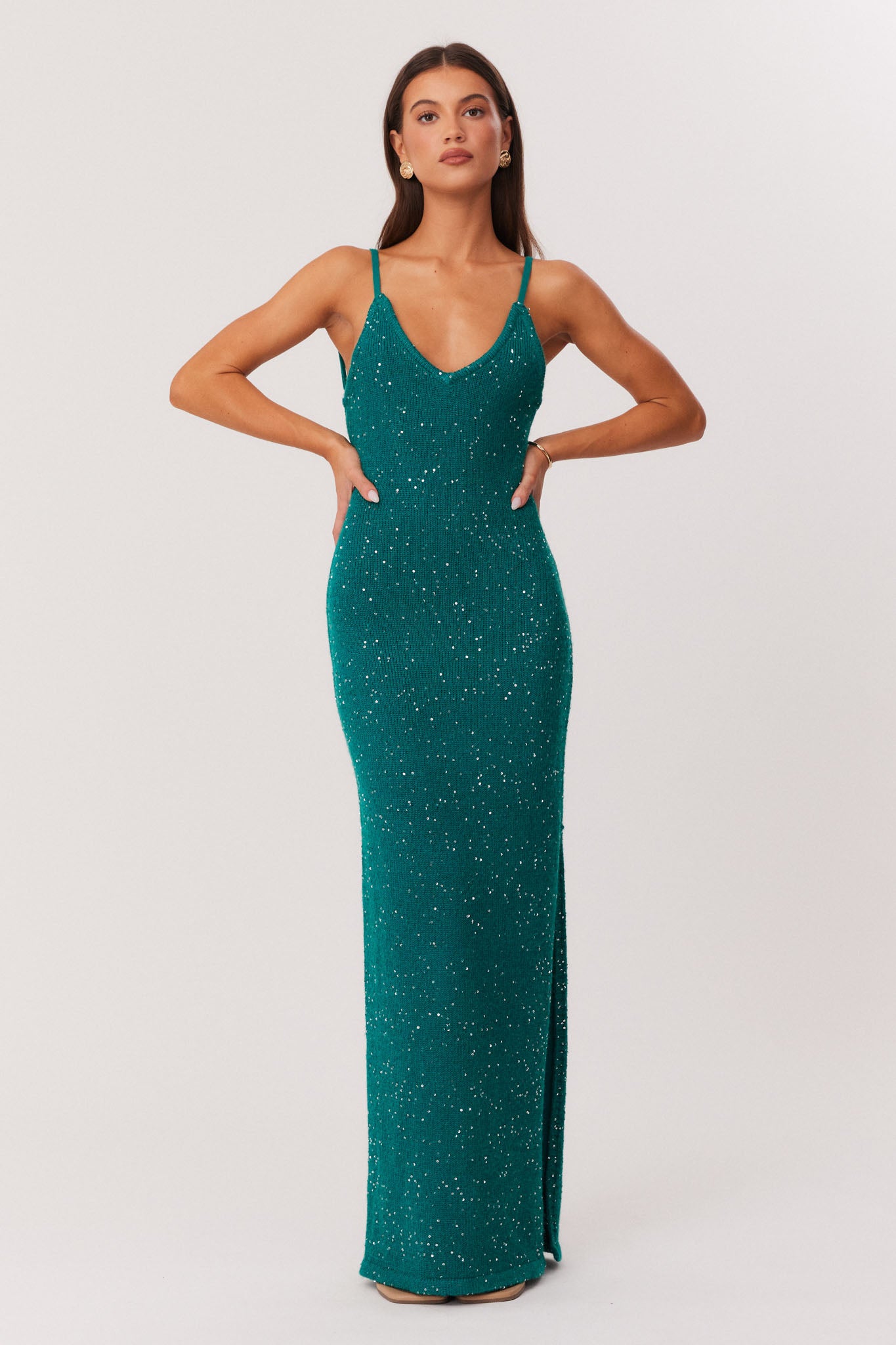 Arzene Maxi Dress - teal