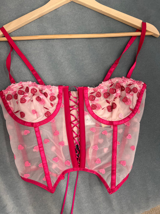 Kaylee Embroidery Corset Top
