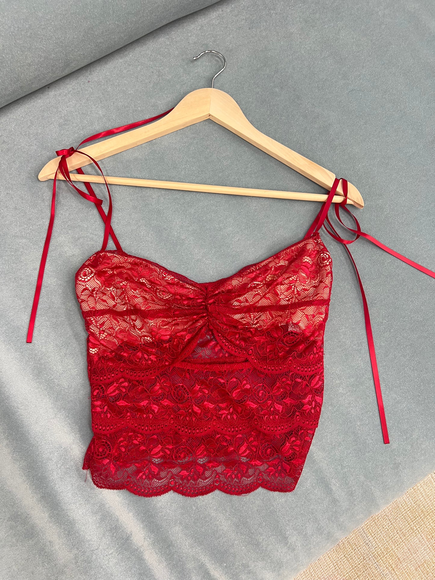 Laney Cutout Top in Red