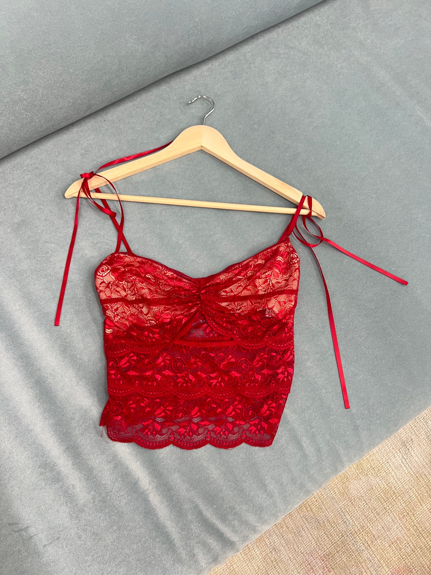 Laney Cutout Top in Red