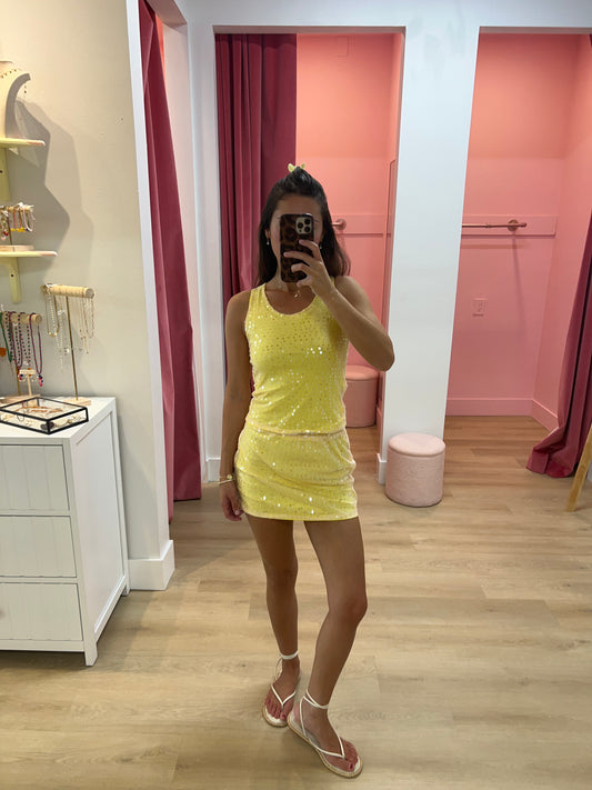 Camila Sparkling Sequin Skirt