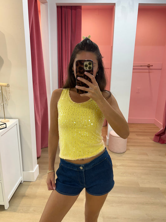 Zuri Low-Rise Denim Mini Shorts