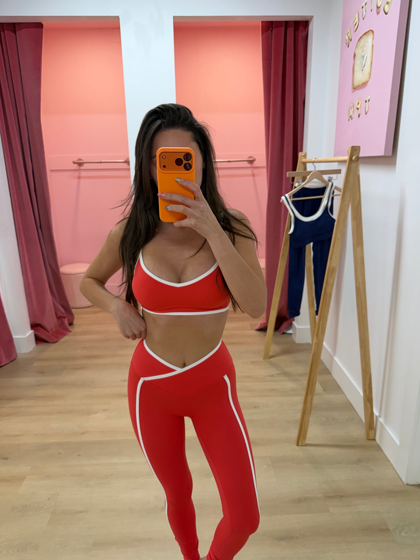 Love Game Sports Bra - RED