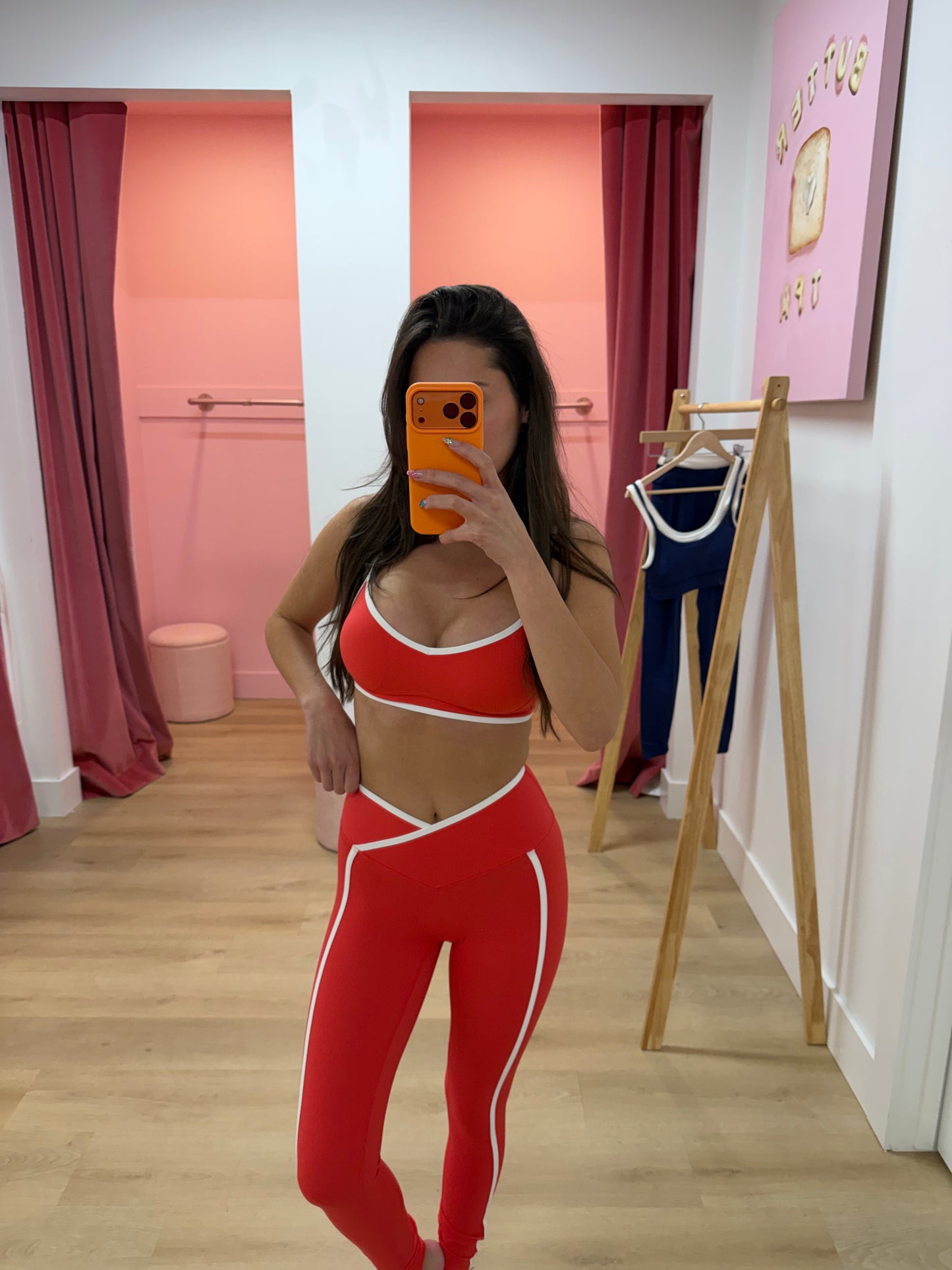 Love Game Sports Bra - RED