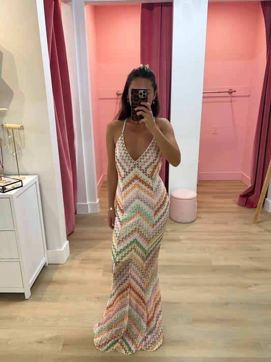 Blakely Crochet Maxi Dress