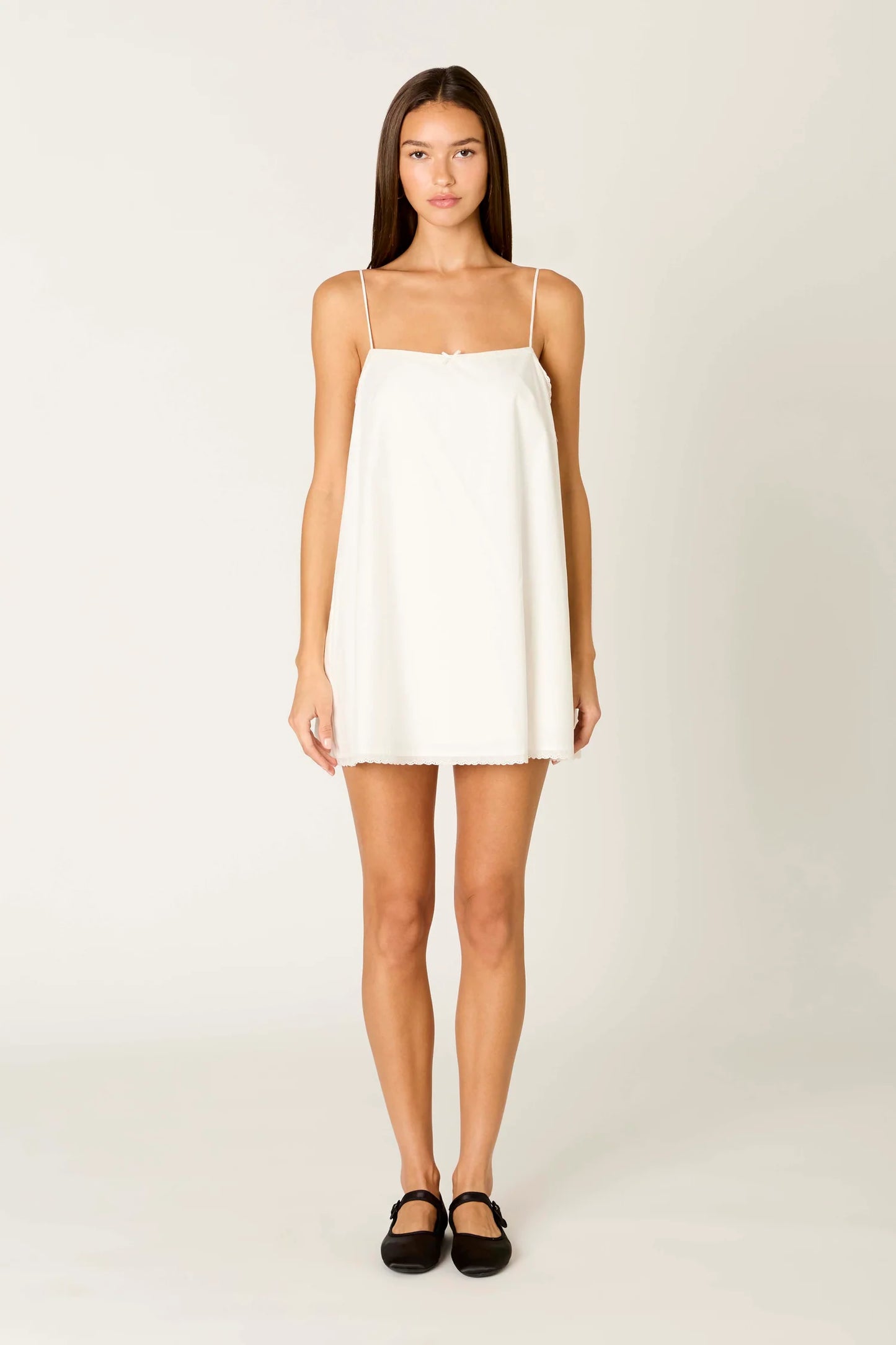 Siggy Cotton Babydoll Mini Dress