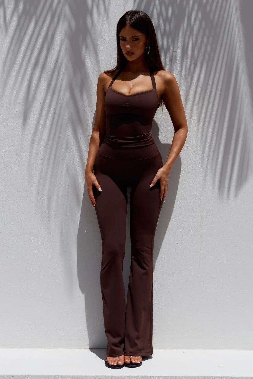 Namaste Active Flare Leggings - Teddy