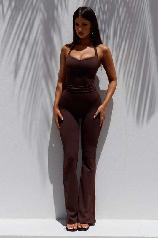 Namaste Active Flare Leggings - Teddy