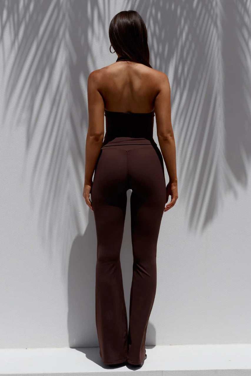 Namaste Active Flare Leggings - Teddy