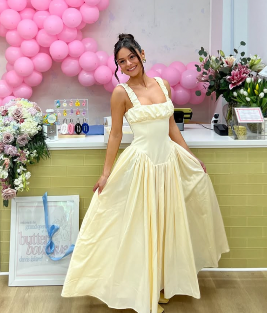 Noreen Satin Corset Maxi Sundress