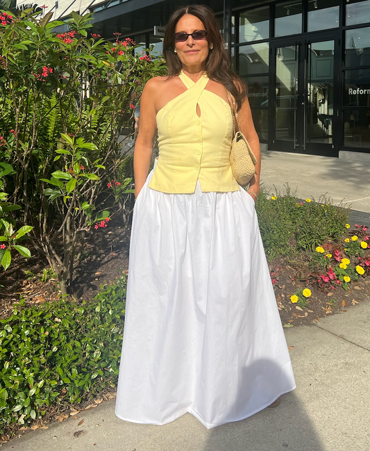 Kate High Waist Midi Skirt