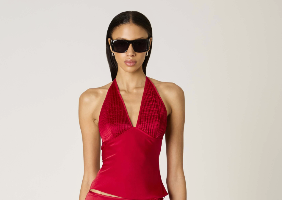 devon top - ruby red
