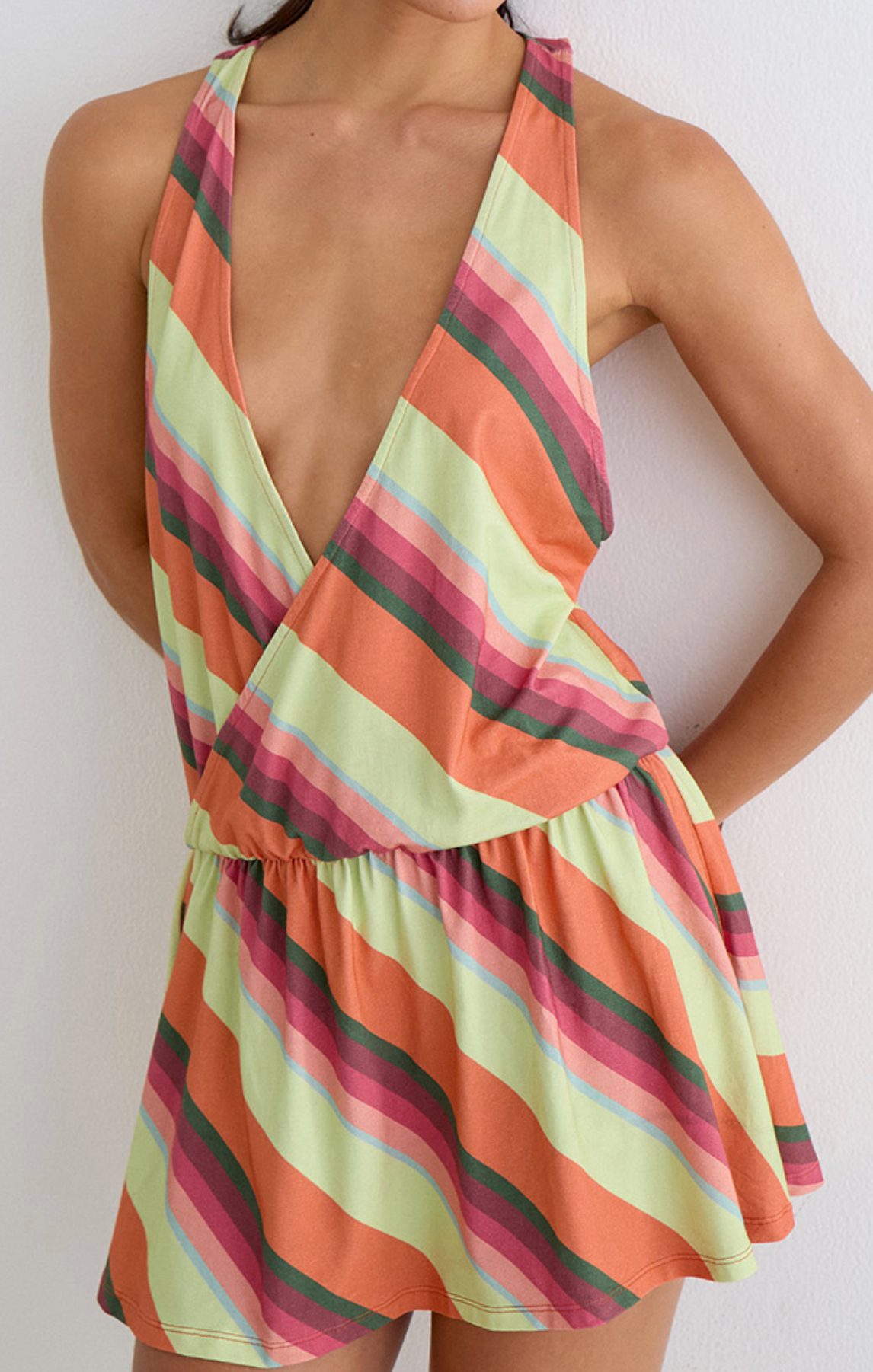 Maui Mini Dress - Fruity Stripe