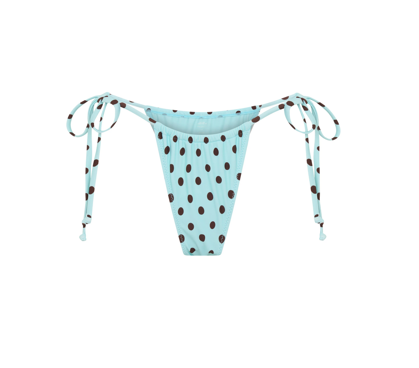 Rio Bottoms - Aqua/Brown Polka