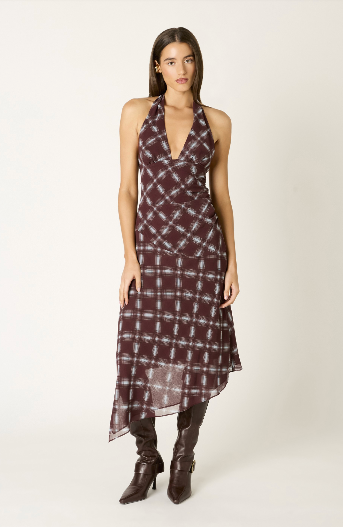 Salvatore Dress - merlot