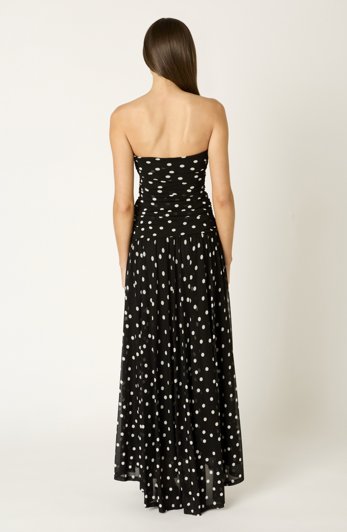 Beverly Dress - black polka