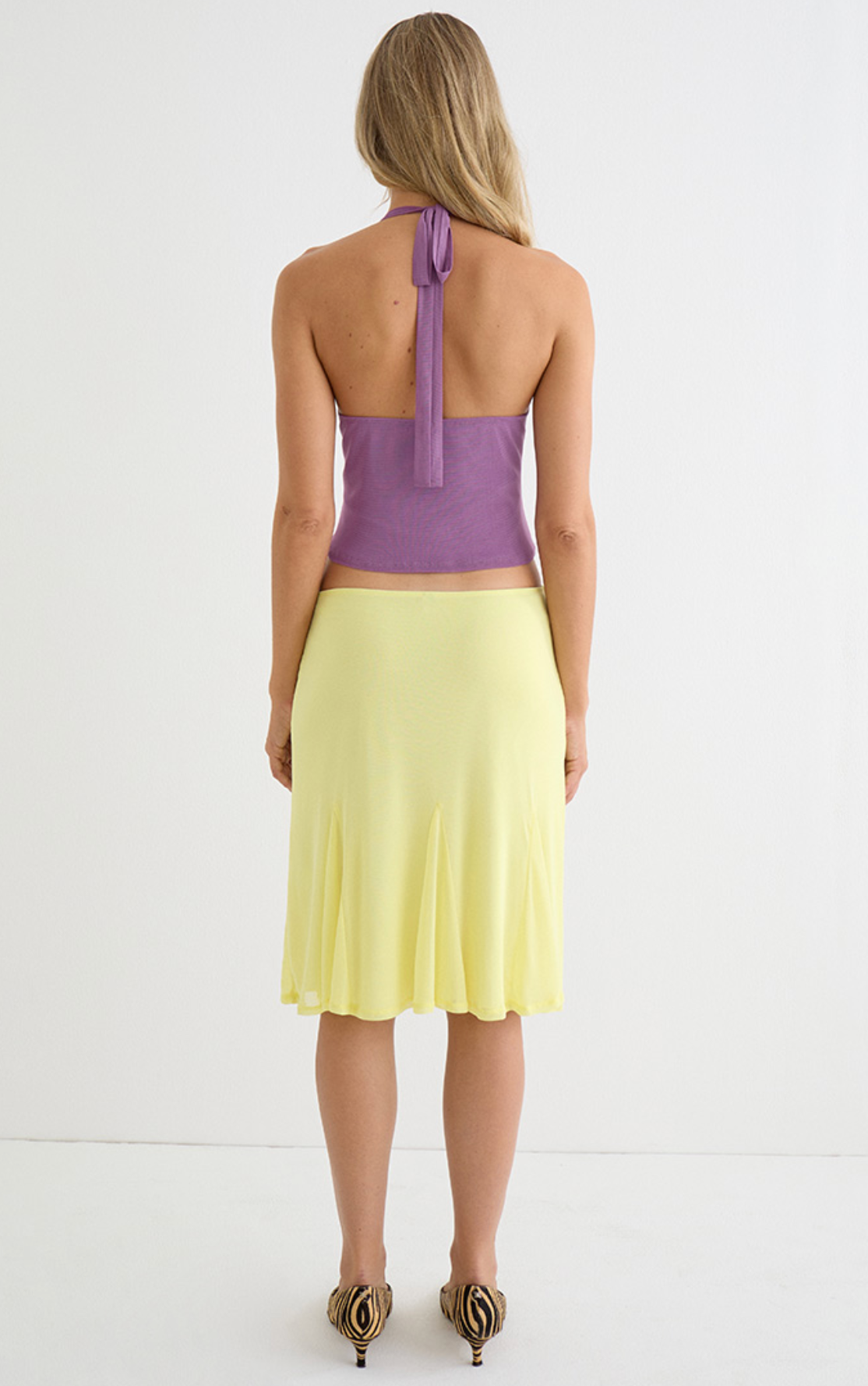 Simone Halter Top - Lavender