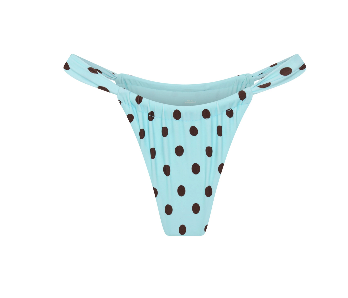 Rhodes Bottom - Blue Polka