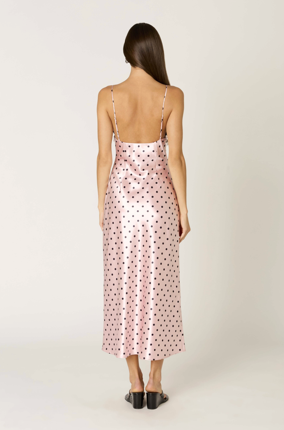 Jamie Dress- Blush Pink Dot