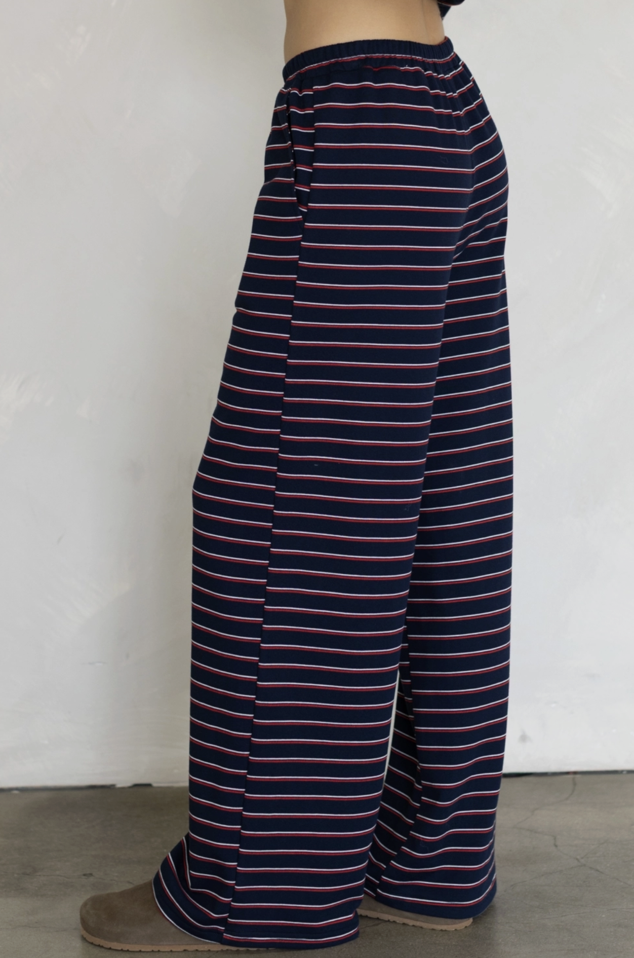 Everleigh Pants - Coastal Navy Stripe