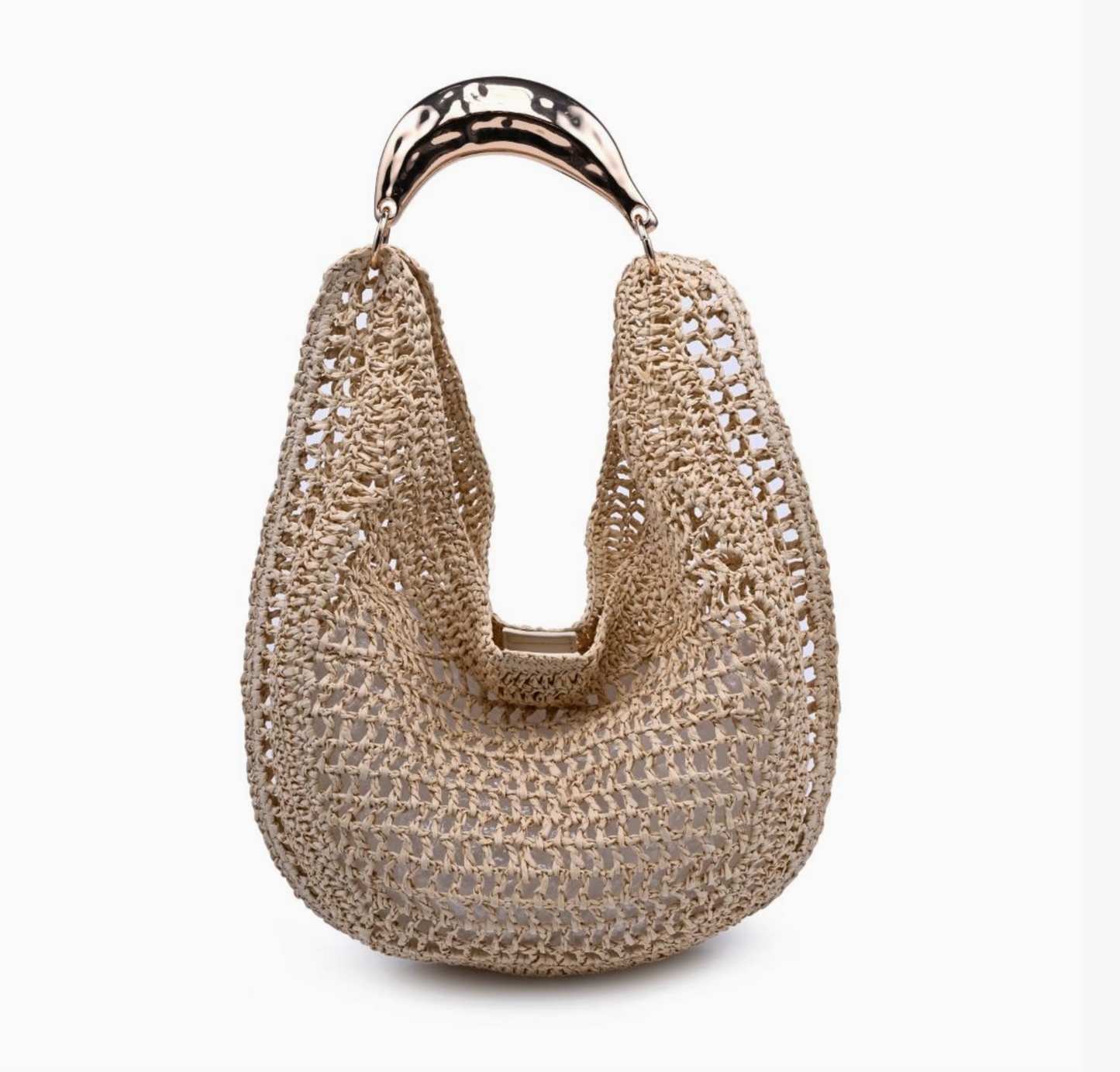Goldie Hobo Bag - Natural