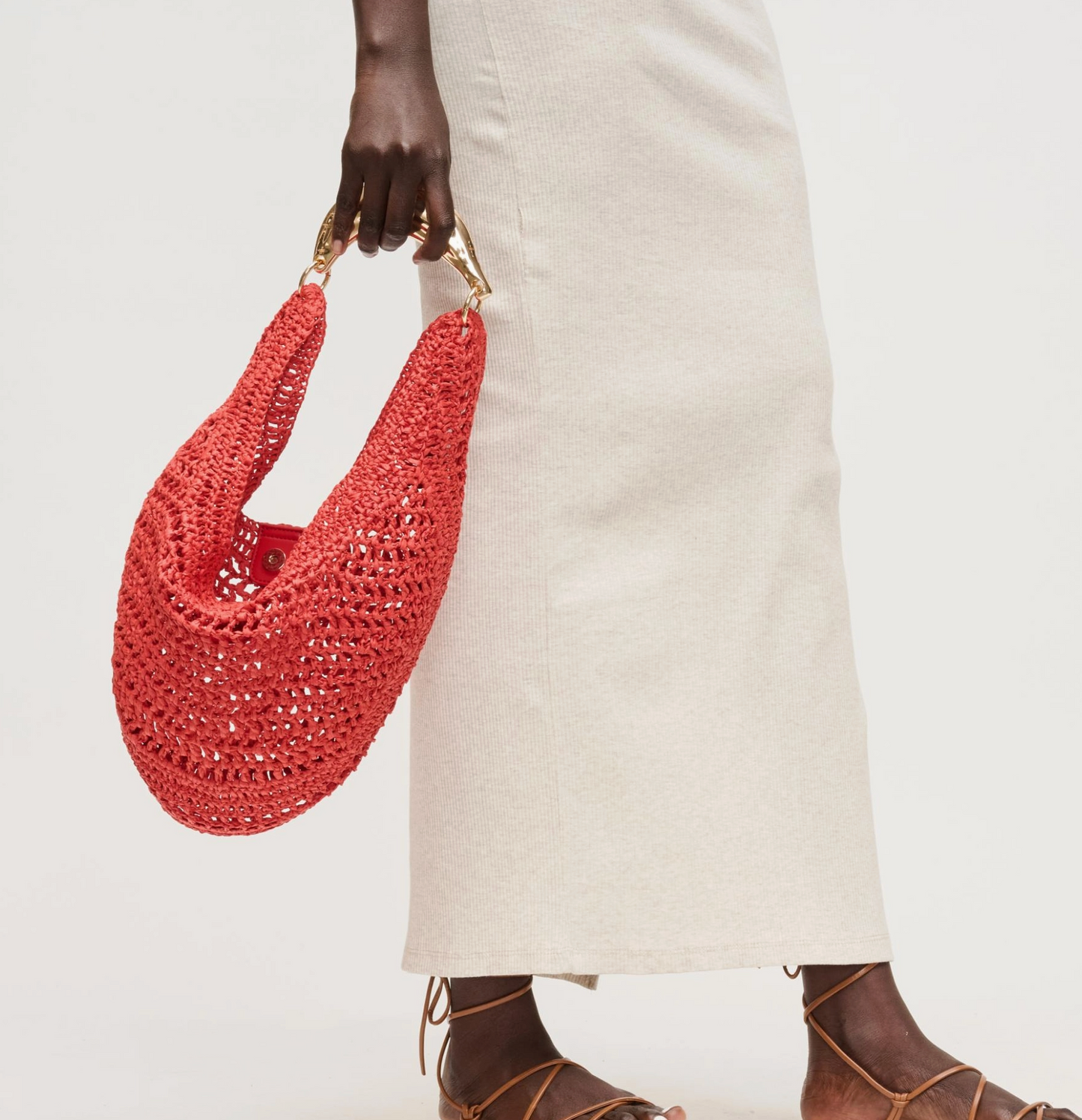 Goldie Hobo Bag - Cherry