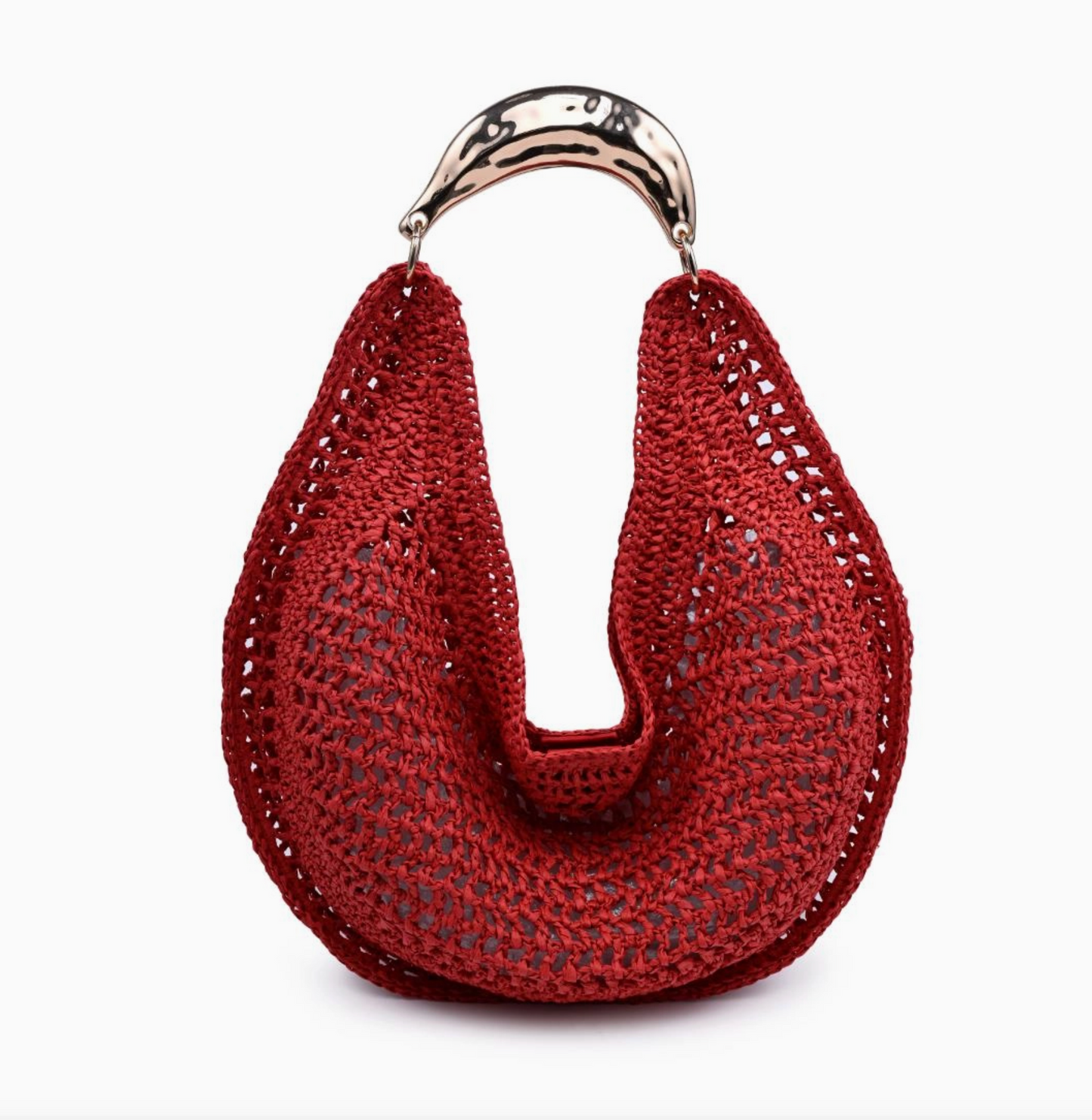 Goldie Hobo Bag - Cherry