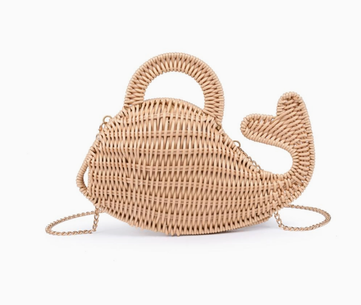 Whale Woven Clutch