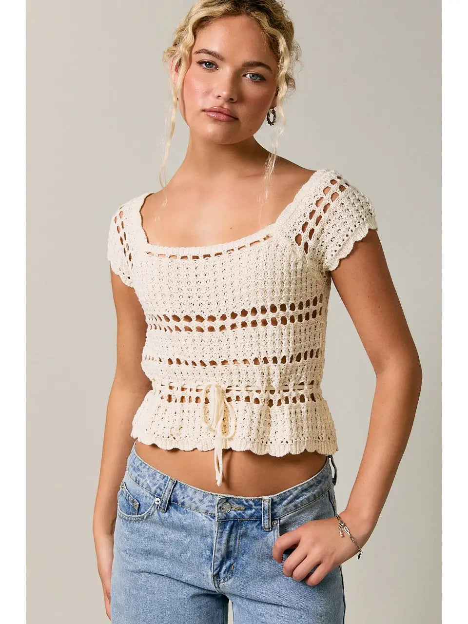 Hallie Crochet Top