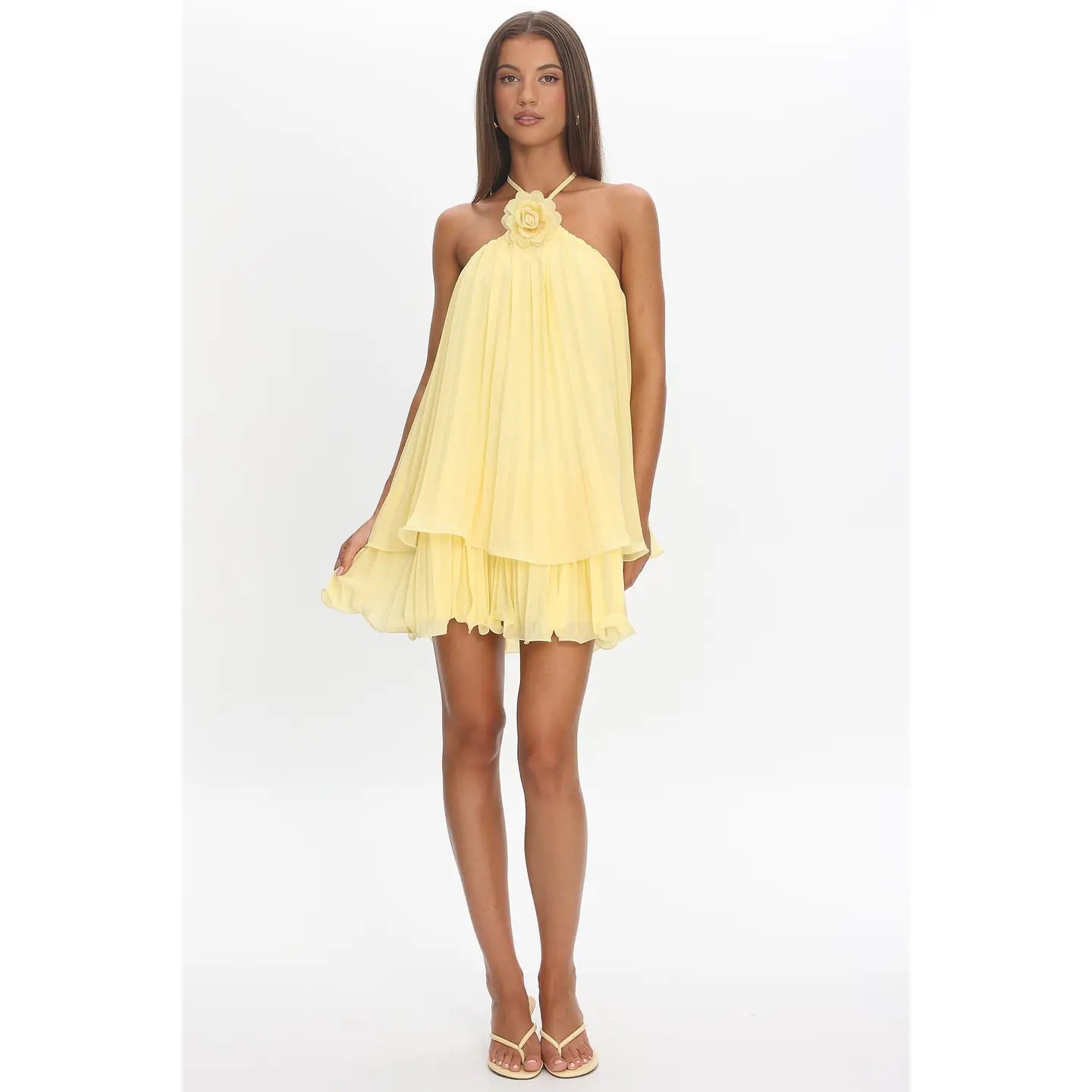 Phoebe Mini Dress - Yellow