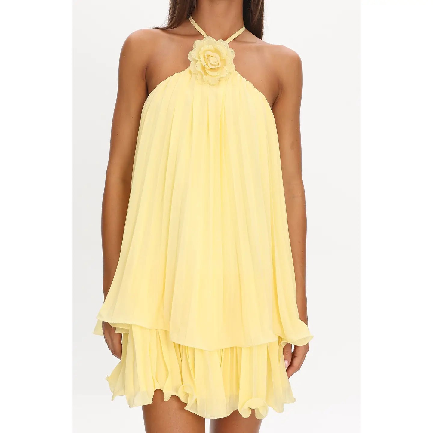 Phoebe Mini Dress - Yellow