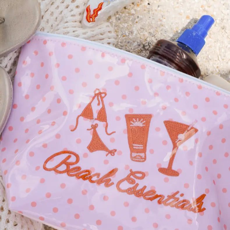 Beach Essentials - Clear Coat Bag