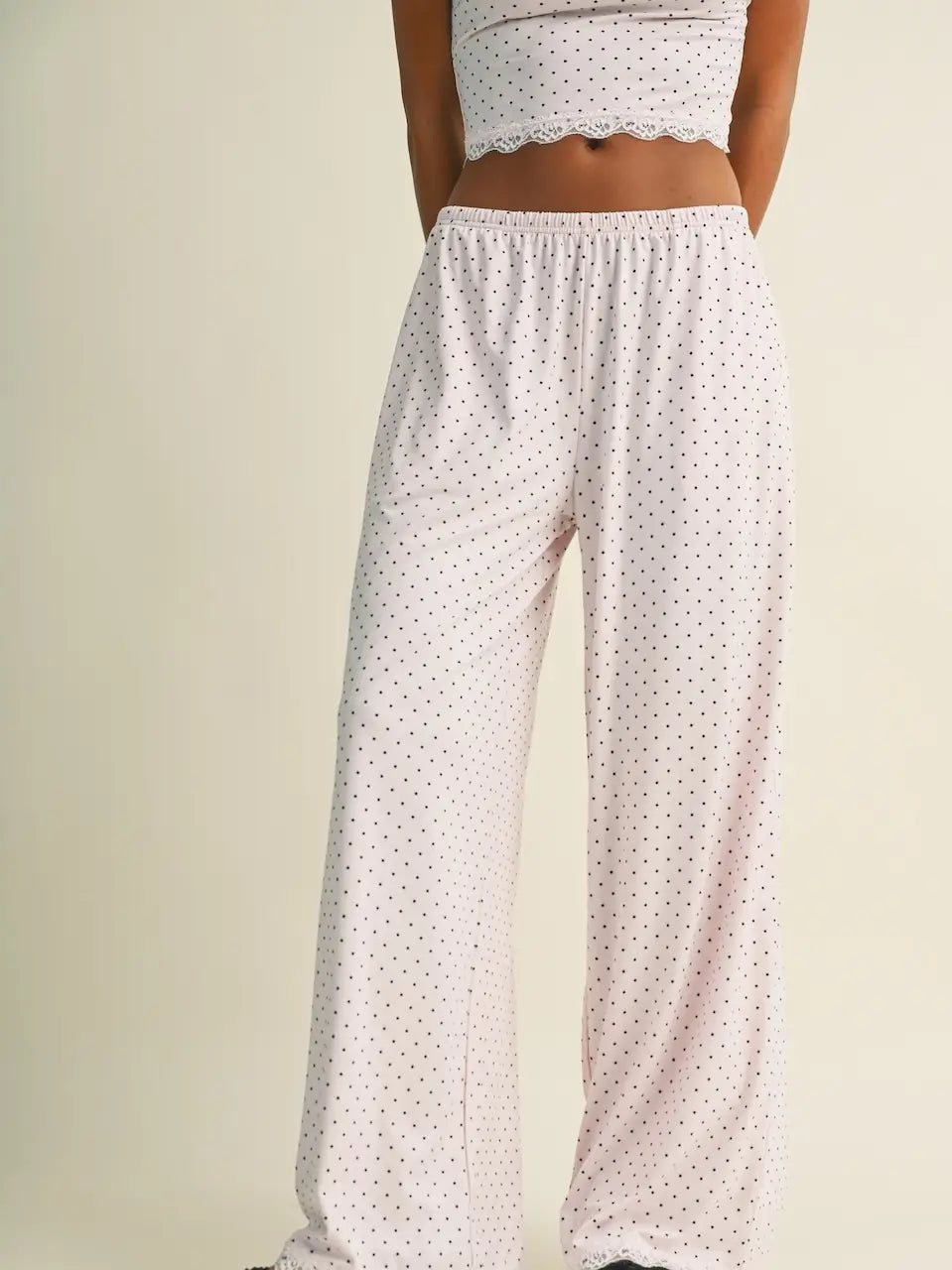 Après Pilates Lounge Pants  - Blush Dot